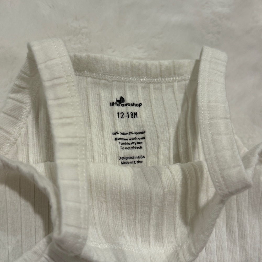 Little One Shop Ribbed Tank Set - Picture 3 of 7